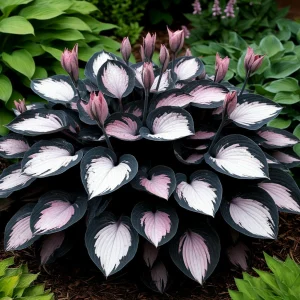 Хоста Веридия купить по цене от 349р. в интернет-магазине «Посадика» с доставкой почтой в в Пошехоньее и по всей России – [изображение №1].